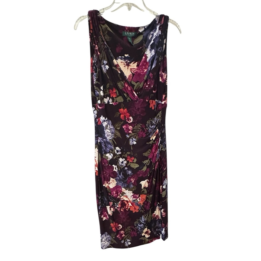 Ralph Lauren Purple Floral Dress